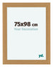 Como MDF Photo Frame 75x98cm Beech Front Size | Yourdecoration.com