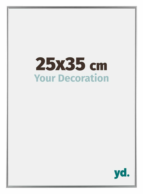 Evry Plastic Photo Frame 25x35cm Silver Front Size | Yourdecoration.com