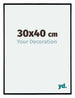 Evry Plastic Photo Frame 30x40cm Black Matt Front Size | Yourdecoration.com