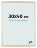Evry Plastic Photo Frame 30x40cm Gold Front Size | Yourdecoration.nl