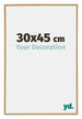 Evry Plastic Photo Frame 30x45cm Beech Light Front Size | Yourdecoration.com