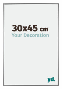 Evry Plastic Photo Frame 30x45cm Silver Front Size | Yourdecoration.com