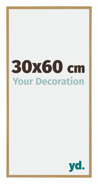 Evry Plastic Photo Frame 30x60cm Beech Light Front Size | Yourdecoration.com