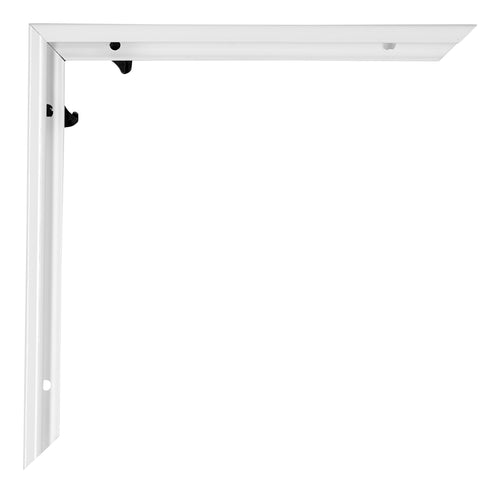 Evry Plastic Photo Frame 33x48cm White High Gloss Detail Corner | Yourdecoration.com