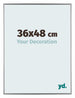 Evry Plastic Photo Frame 36x48cm Silver Front Size | Yourdecoration.com
