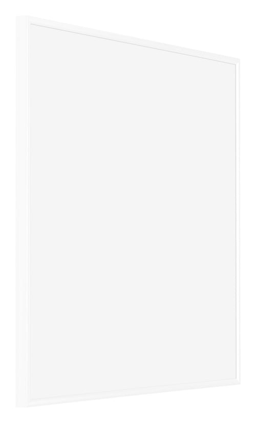 Evry Plastic Photo Frame 45x45cm White High Gloss Front Oblique | Yourdecoration.com