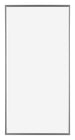 Evry Plastic Photo Frame 45x80cm Silver Front | Yourdecoration.com