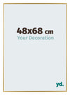 Evry Plastic Photo Frame 48x68cm Gold Front Size | Yourdecoration.com