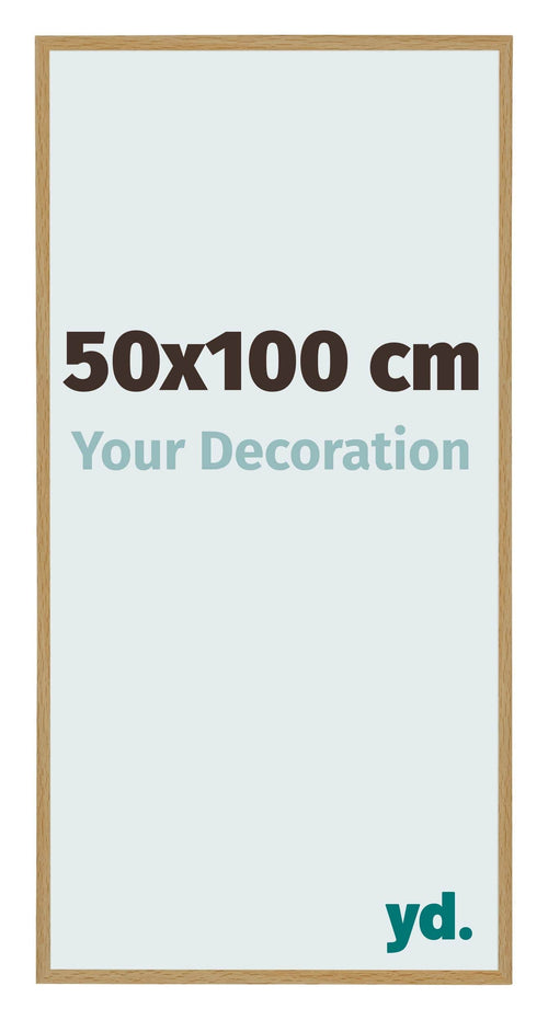 Evry Plastic Photo Frame 50x100cm Beech Light Front Size | Yourdecoration.com