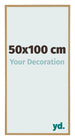 Evry Plastic Photo Frame 50x100cm Beech Light Front Size | Yourdecoration.com
