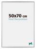 Evry Plastic Photo Frame 50x70cm Silver Front Size | Yourdecoration.com