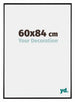 Evry Plastic Photo Frame 60x84cm Black High Gloss Front Size | Yourdecoration.com