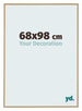 Evry Plastic Photo Frame 68x98cm Beech Light Front Size | Yourdecoration.com