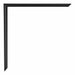 Evry Plastic Photo Frame Black Matte Detail Corner | Yourdecoration.com