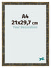 Photo Frame A4 - 21x29,7 cm - Blue Gold Melange - MDF - Pisa