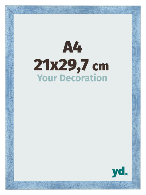 Photo Frame A4 - 21x29,7 cm - Clear Blue Swept - MDF - Pisa