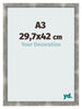 Photo Frame A3 - 29,7x42 cm - Metal Vintage - MDF - Pisa
