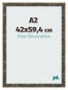 Photo Frame A2 - 42x59,4 cm - Blue Gold Melange - MDF - Pisa