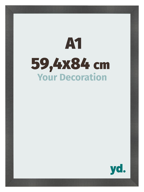 Photo Frame A1 - 59,4x84 cm - Black Matte - MDF - Pisa