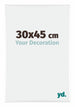 Kent Aluminium Photo Frame 30x45cm White High Gloss Front Size | Yourdecoration.com