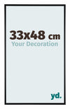 Kent Aluminium Photo Frame 33x48cm Black High Gloss Front Size | Yourdecoration.com