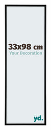 Kent Aluminium Photo Frame 33x98cm Black Matte Front Size | Yourdecoration.com