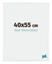 Kent Aluminium Photo Frame 40x55cm White High Gloss Front Size | Yourdecoration.com