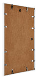 Kent Aluminium Photo Frame 42x59 4cm A2 White High Gloss Back Oblique | Yourdecoration.com