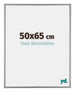 Kent Aluminium Photo Frame 50x65cm Platinum Front Size | Yourdecoration.com