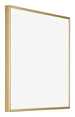 Kent Aluminium Photo Frame 60x60cm Gold Front Oblique | Yourdecoration.com