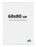 Kent Aluminium Photo Frame 60x80cm White High Gloss Front Size | Yourdecoration.com