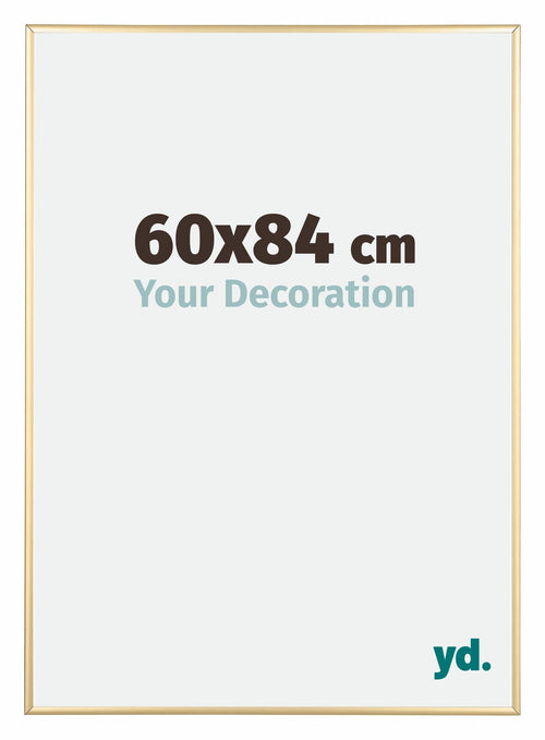 Kent Aluminium Photo Frame 60x84cm Gold Front Size | Yourdecoration.com