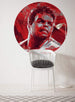 Komar Avengers Painting Hulk Self Adhesive Wall Mural 125x125cm Round Ambiance | Yourdecoration.com