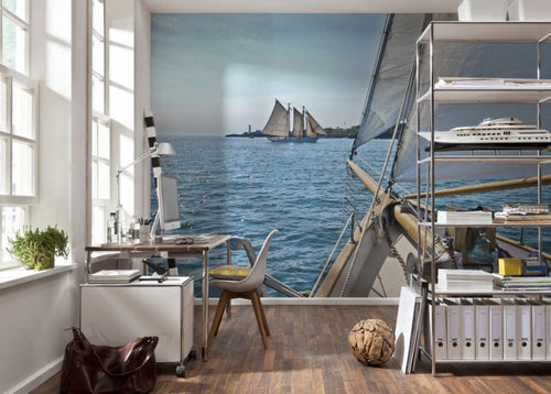 Komar Sailing Wall Mural National Geographic 368x254cm | Yourdecoration.com
