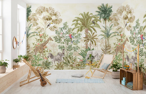 Komar Wild Wonderland Non Woven Wall Murals 300x250cm 3 panels Ambiance | Yourdecoration.com