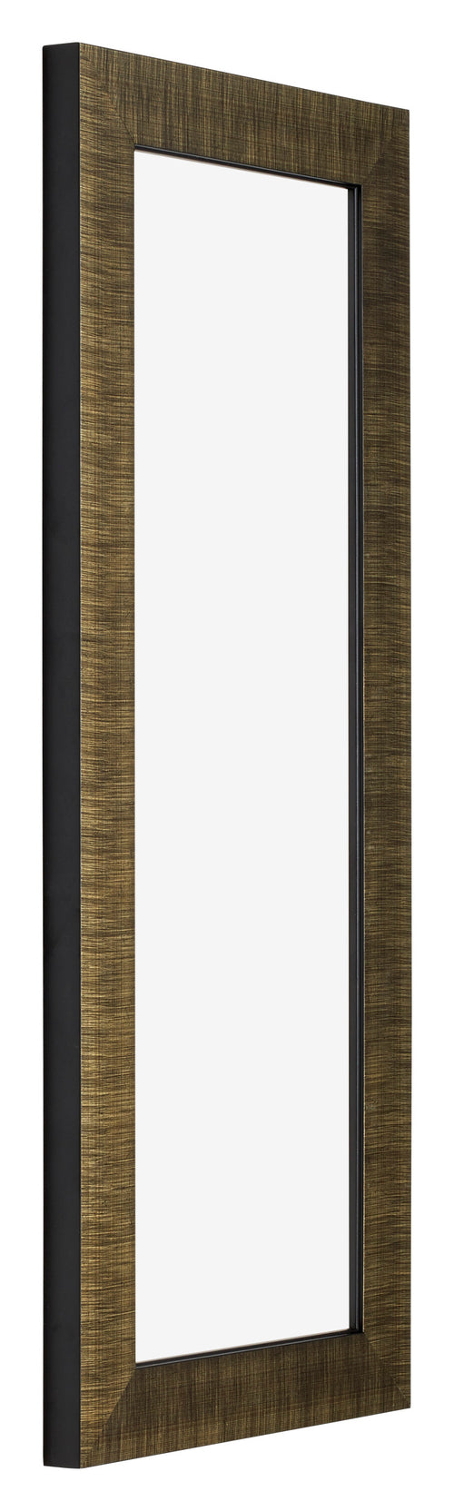 Leeds Wooden Photo Frame 25x75cm Champagne Brushed Front Oblique | Yourdecoration.com