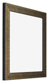 Leeds Wooden Photo Frame 35x35cm Champagne Brushed Front Oblique | Yourdecoration.com