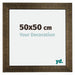 Leeds Wooden Photo Frame 50x50cm Champagne Brushed Front Size | Yourdecoration.com