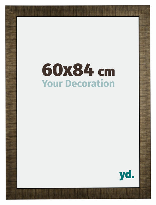 Leeds Wooden Photo Frame 60x84cm Champagne Brushed Front Size | Yourdecoration.com