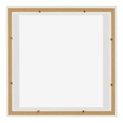 Lyon MDF Canvas Floater Frame 1 1 White Matte Back | Yourdecoration.com