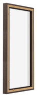 Lyon MDF Canvas Floater Frame 1 2 Oak Dark Back Oblique | Yourdecoration.com