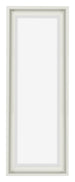 Lyon MDF Canvas Floater Frame 1 3 White Matte Front | Yourdecoration.com