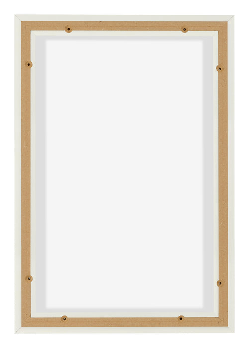Lyon MDF Canvas Floater Frame 2 3 White Matte Back | Yourdecoration.com