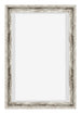 Lyon MDF Canvas Floater Frame 2 3 White Vintage Front | Yourdecoration.com