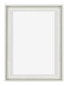 Lyon MDF Canvas Floater Frame 3 4 White Matte Front | Yourdecoration.com