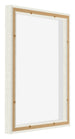 Lyon MDF Canvas Floater Frame 4 5 White Wash Back Oblique | Yourdecoration.com