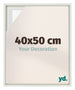 Lyon MDF Canvas Floater Frame 40x50cm White Matte Front Size | Yourdecoration.com