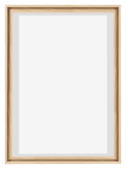 Lyon MDF Canvas Floater Frame 5 7 Beech Front | Yourdecoration.com