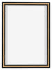 Lyon MDF Canvas Floater Frame 5 7 Black Matte Back | Yourdecoration.com
