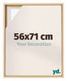 Lyon MDF Canvas Floater Frame 56x71cm Beech Front Size | Yourdecoration.com